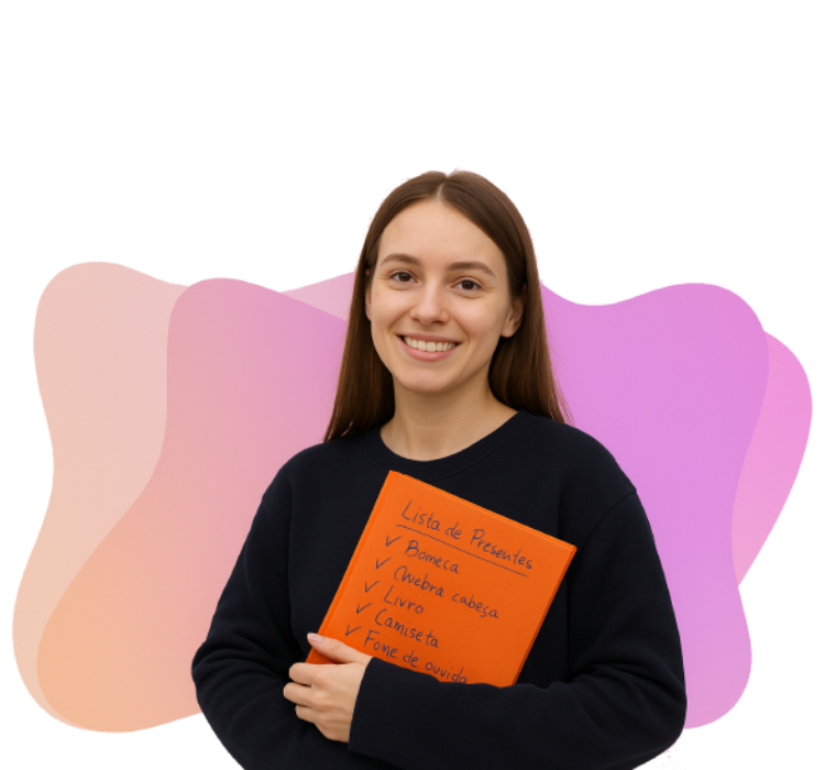 Online gift list illustration